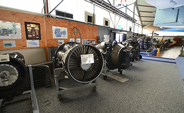 Aviation Heritage Museum's engine collection
